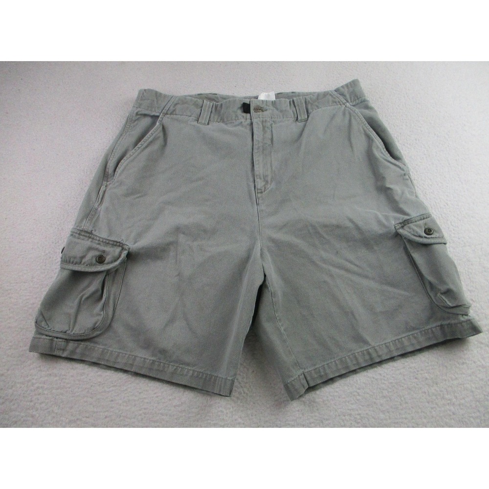 Nike ACG Cargo Shorts Mens 38 Gray Hiking Outdoor Utility Pockets Cotton Zip Fly